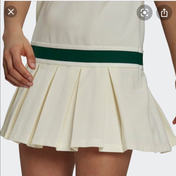 adidas | Dresses | Adidas Originals Tennis Luxe Logo Pleated Dress |  Poshmark